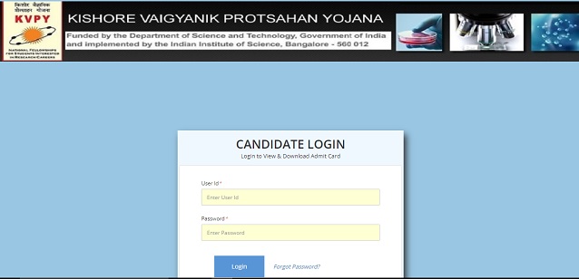 Application Form Kvpy 2017, Students Can Download The Same By Logging In To Their Application Portal At Kvpy, Application Form Kvpy 2017