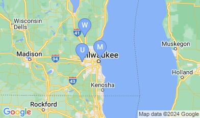 UW Milwaukee map UW Milwaukee map