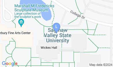 Saginaw Valley State University Campus map Saginaw Valley State University Campus map