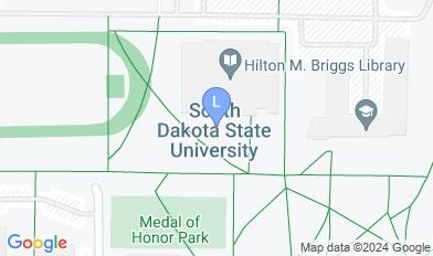 South Dakota State University Campus map South Dakota State University Campus map
