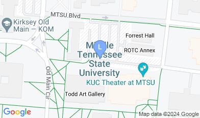 Middle Tennessee State University Campus map Middle Tennessee State University Campus map