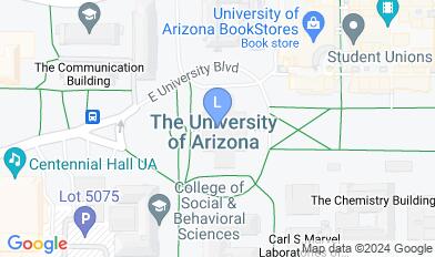 University of Arizona Campus map University of Arizona Campus map