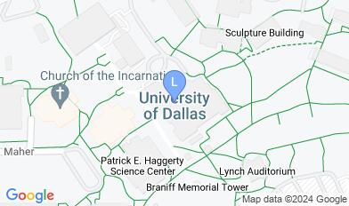 University of Dallas Campus map University of Dallas Campus map