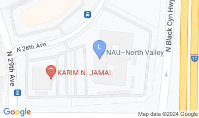 NAU–North Valley Campus map NAU–North Valley Campus map
