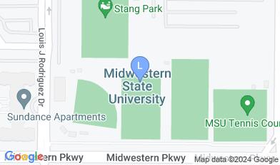 Midwestern State University Campus map Midwestern State University Campus map