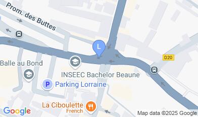 Beaune Campus map Beaune Campus map