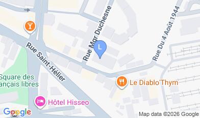 Rennes Campus map