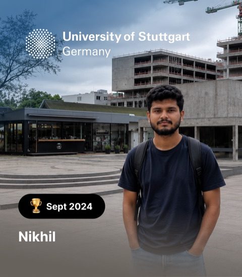 Nikhil – RWTH Aachen, Sept 2024