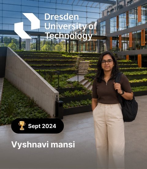 Vyshnavi Mansi – TU Dresden, Sept 2024