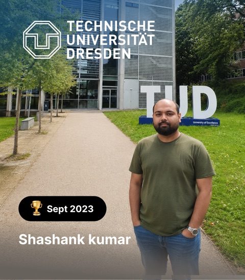 Riya Ahuja – TU Dresden, Sept 2023