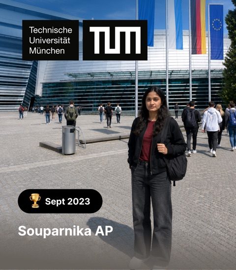 Souparnika AP – TU Munich, Sept 2023
