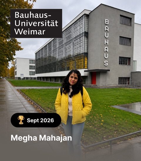Megha Mahajan – Bauhaus-Universität Weimar, Sept 2022