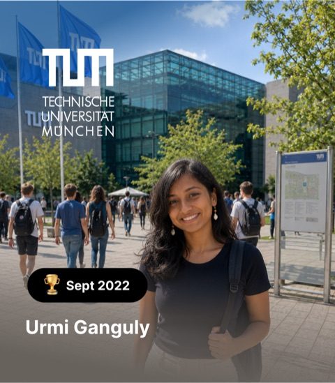 Urmi Ganguly – TU Munich, Sept 2022