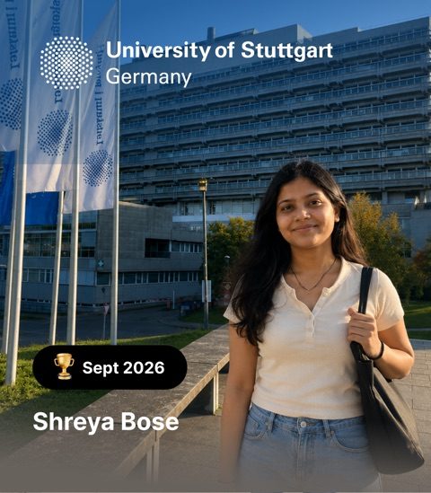 Ishti – University of Stuttgart, Sept 2026