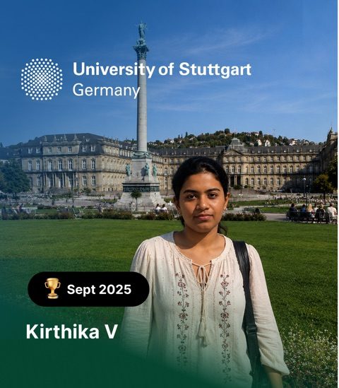 Kirthika V – University of Stuttgart, Sept 2025